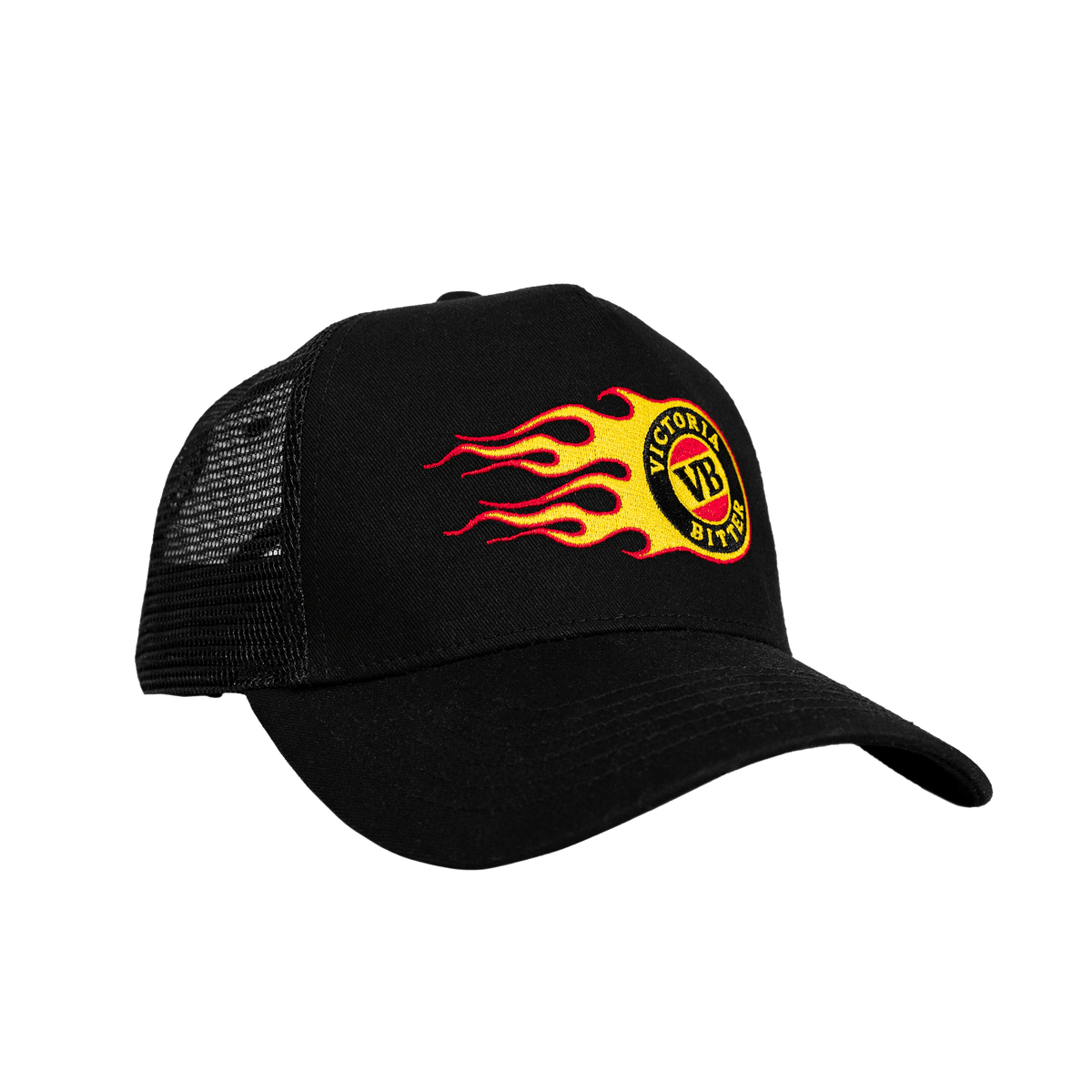 Burning Bitter Trucker Hat Trucker Victor Bravo's
