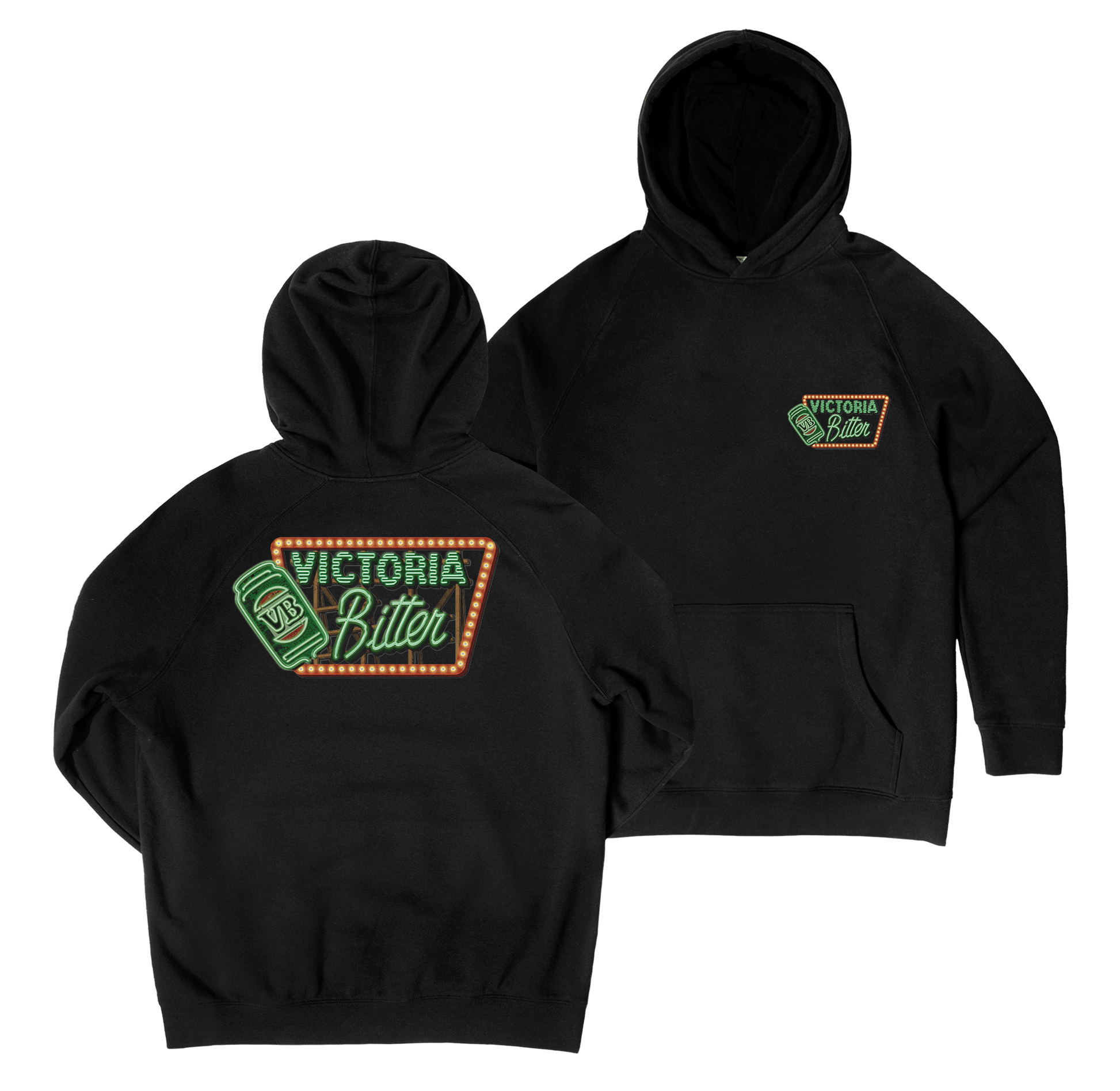 Classic Billboard Hoodie Black Hoodie Victor Bravo's