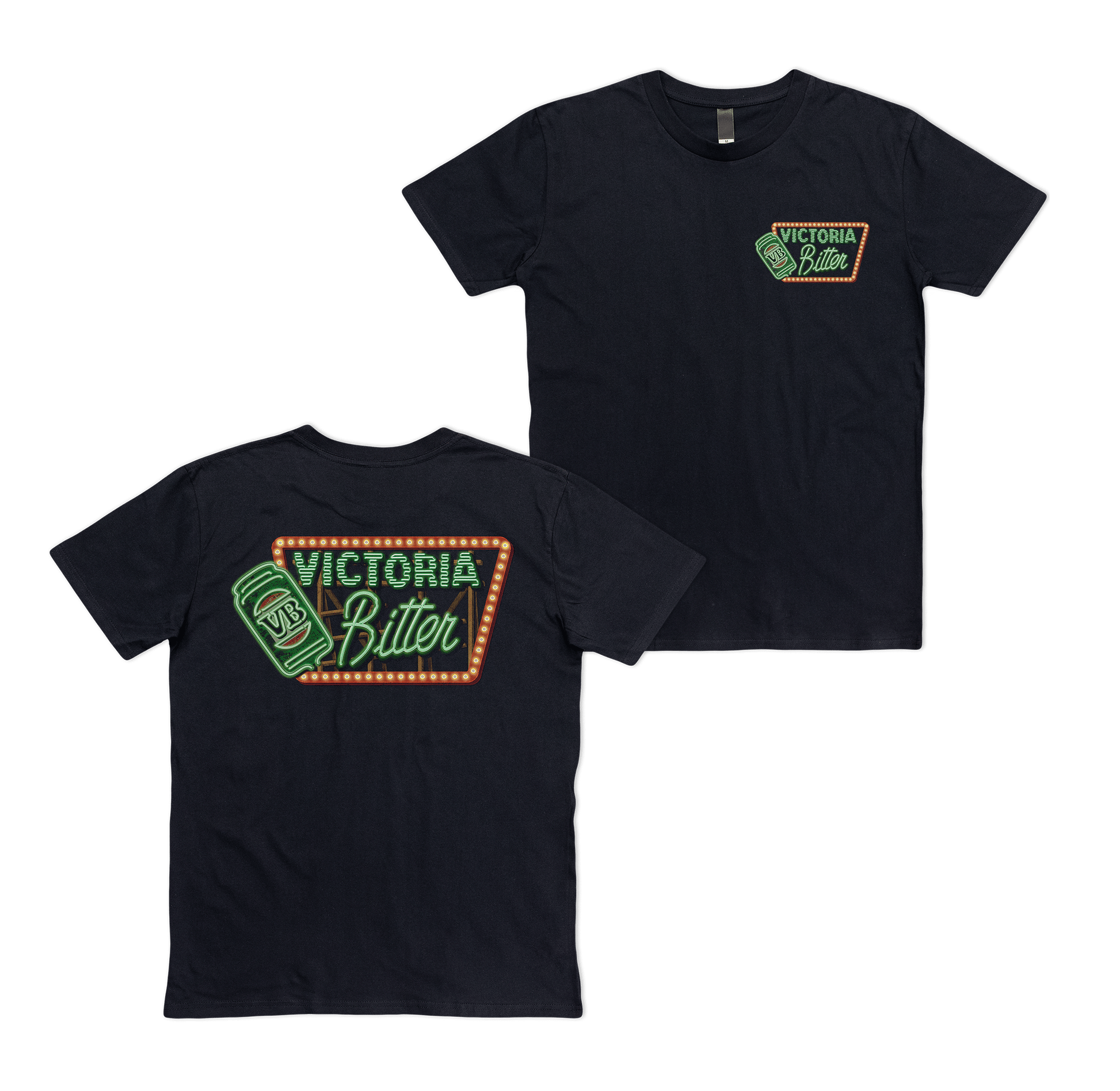 Classic Billboard Tee Black T-Shirt Victor Bravo's