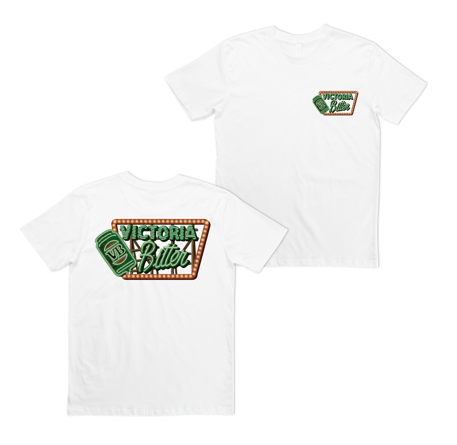 Classic Billboard Tee White T-Shirt Victor Bravo's