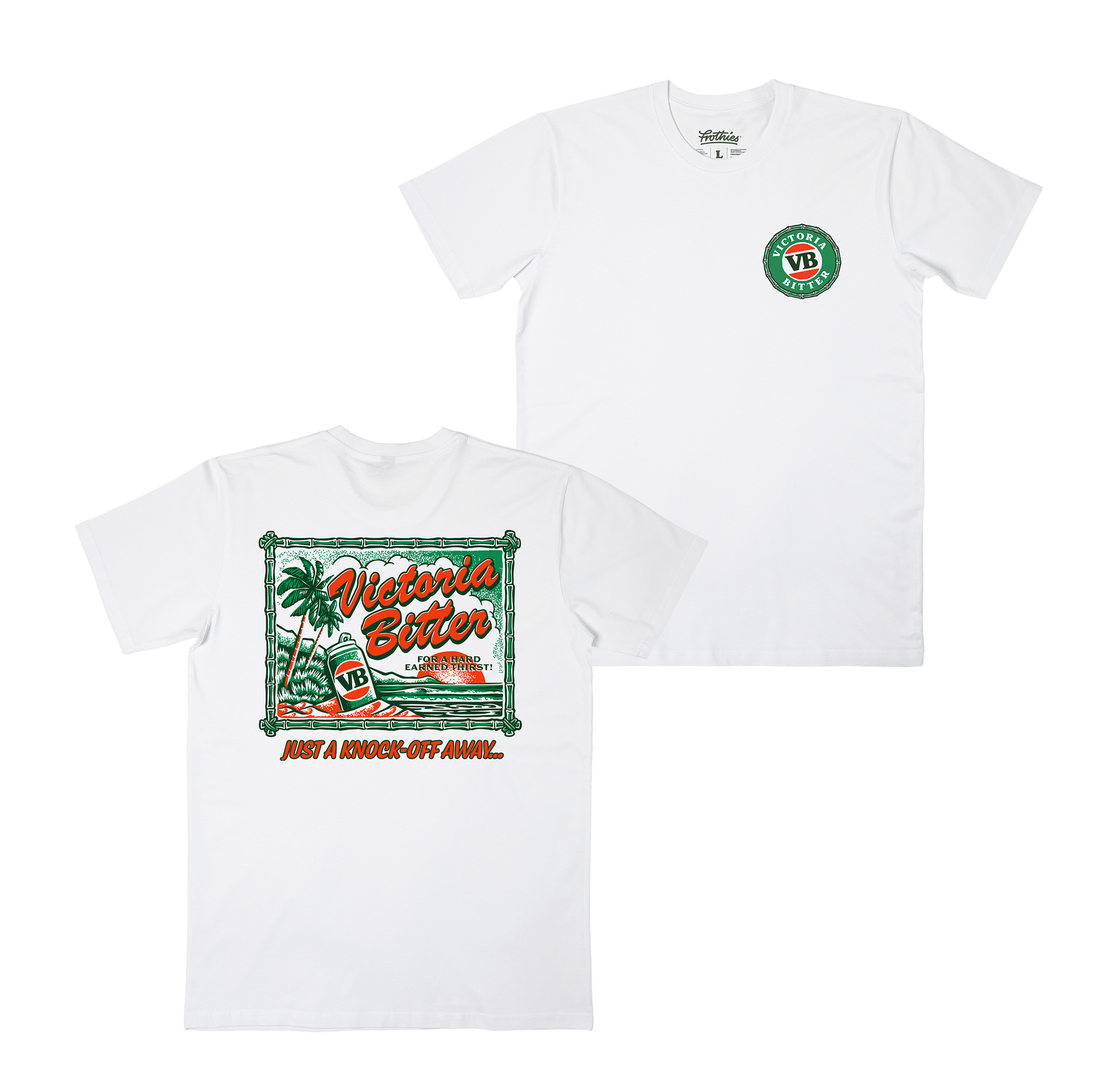 Get Away Tee White T-Shirt Victor Bravo's