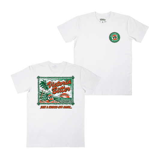 Get Away Tee White T-Shirt Victor Bravo's