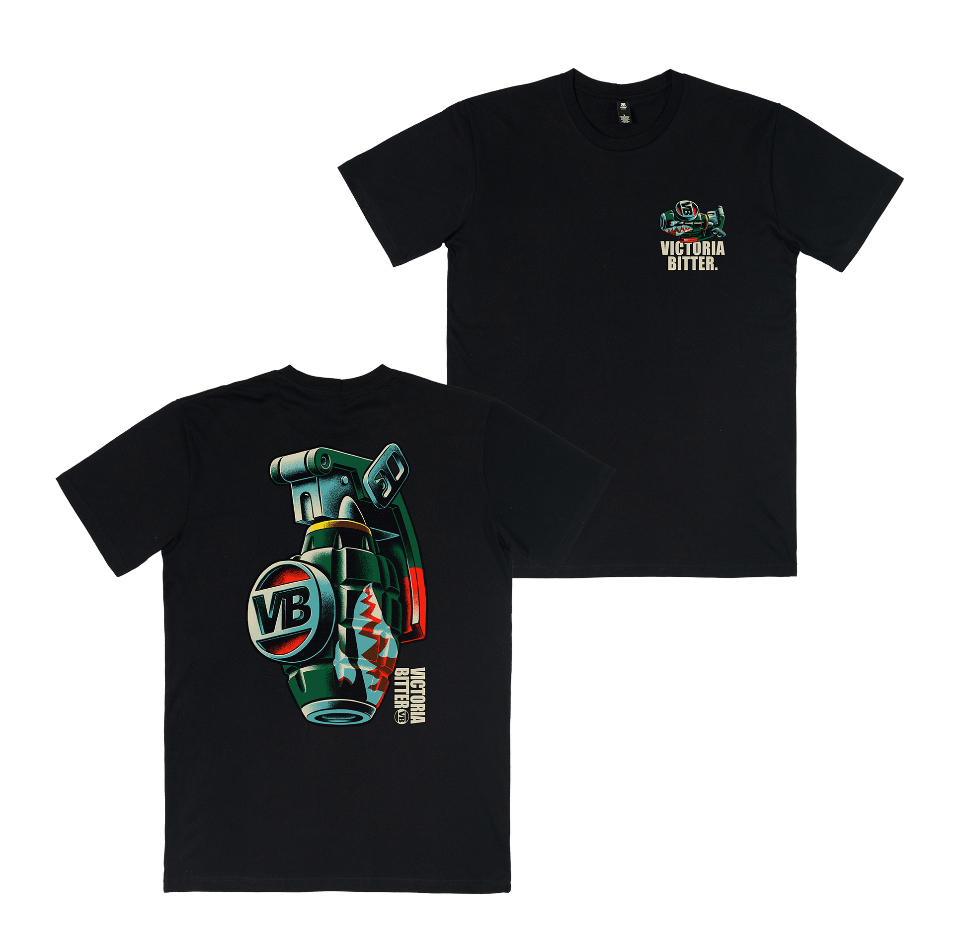 Greenade Finale Tee Black T-Shirt Victor Bravo's