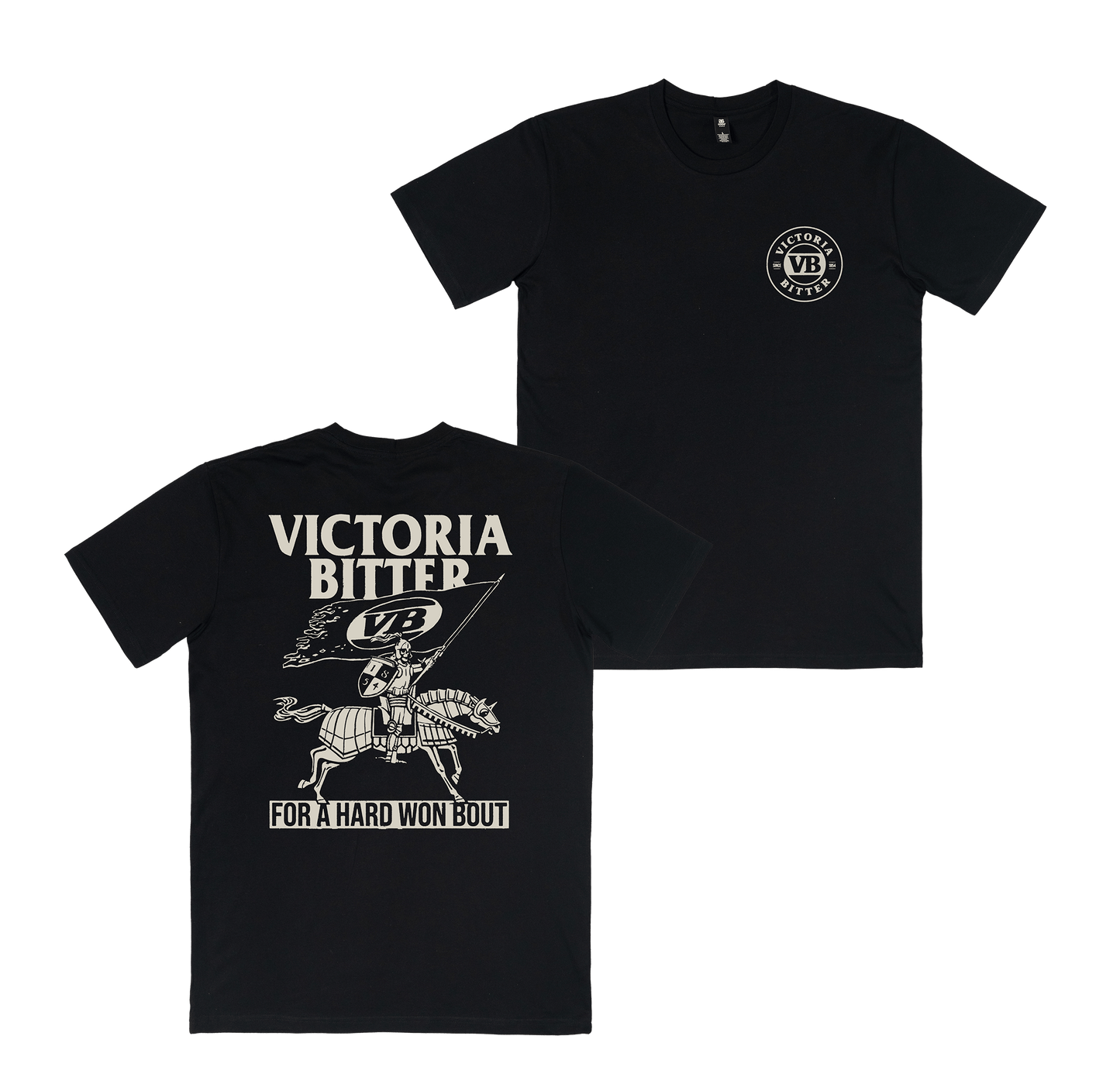 Hard Won Tee Black T-Shirt Victor Bravo's