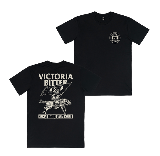 Hard Won Tee Black T-Shirt Victor Bravo's