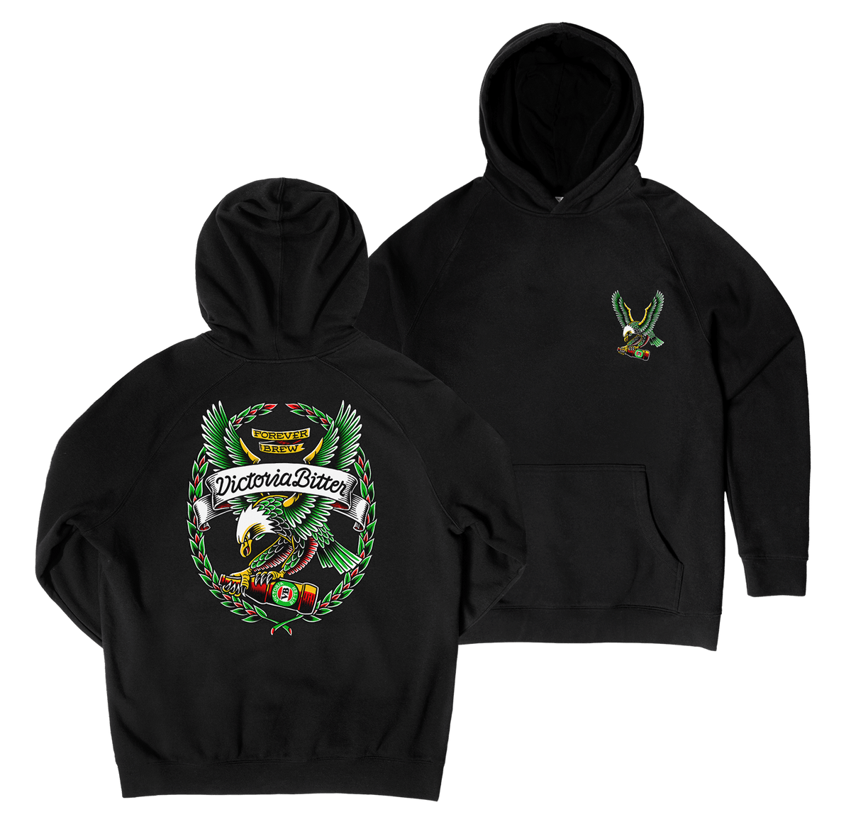 Hops Hawk Hoodie Black Hoodie Victor Bravo's