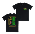 Neon Stubby Tee Black T-Shirt Victor Bravo's