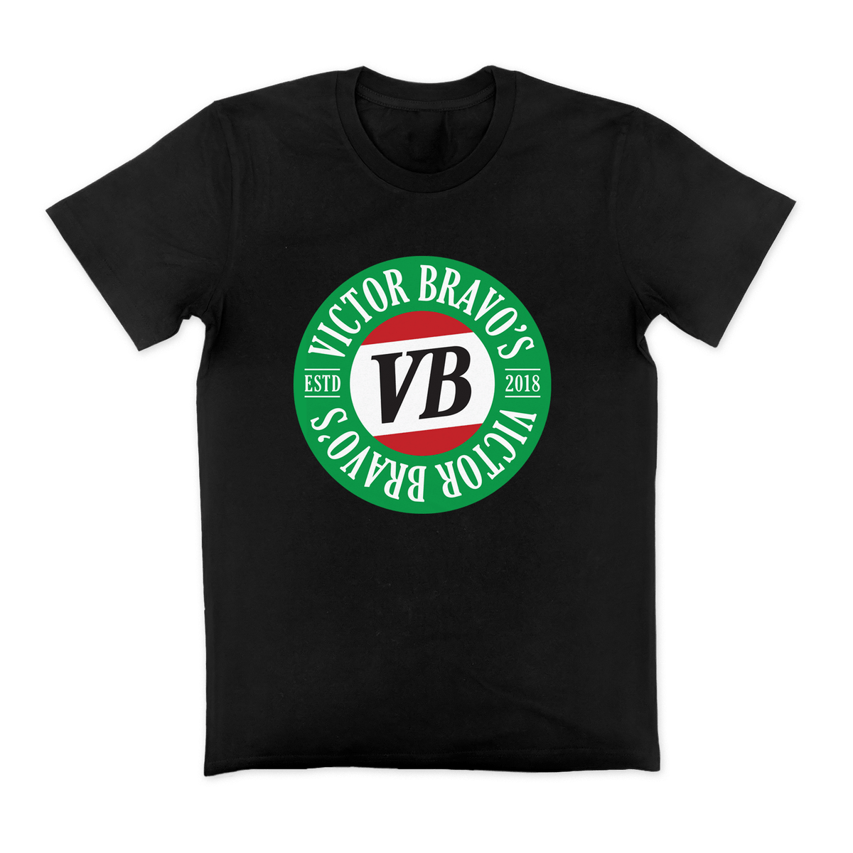 Ringwood Green T-Shirt Black T-Shirts Victor Bravo's
