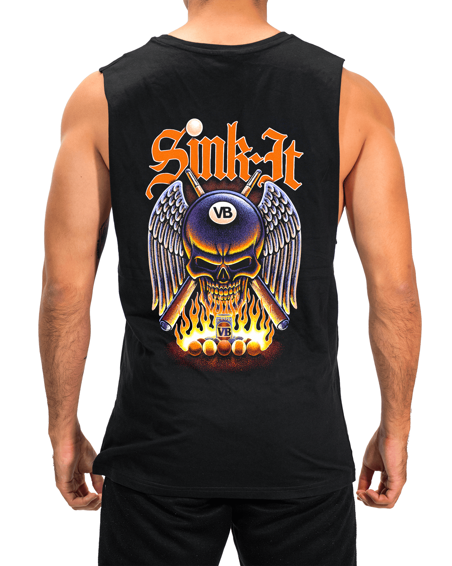 Sink It Muscle Tee Black Muscle Tank Victor Bravo's