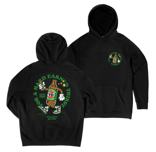 Stubby Strut Hoodie Black Hoodie Victor Bravo's