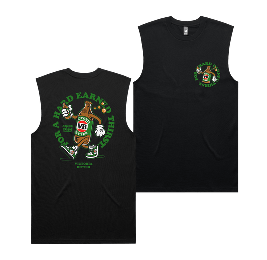 Stubby Strut Muscle Tee Black Muscle Victor Bravo's