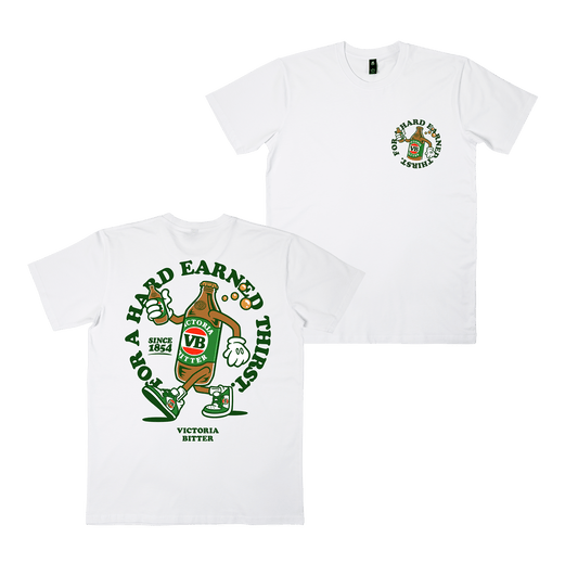 Stubby Strut Tee White T-Shirt Victor Bravo's