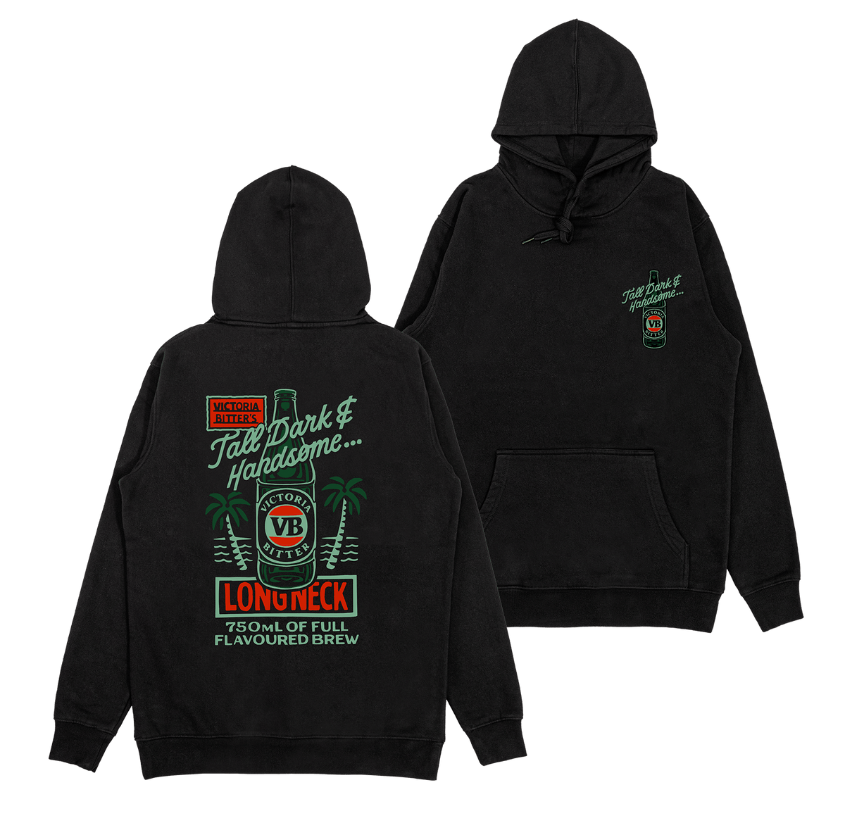 Tall Dark Handsome Hoodie Hoodie Victor Bravo's