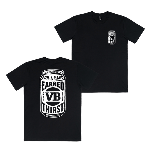 Tin Can Tee Black T-Shirt Victor Bravo's