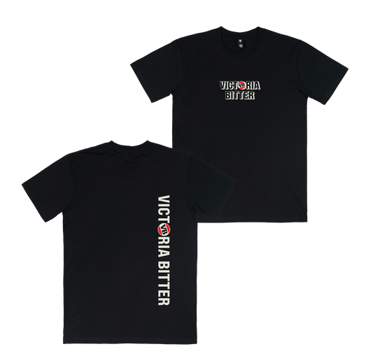 VB Stacked 2 Tee Black T-Shirt Victor Bravo's
