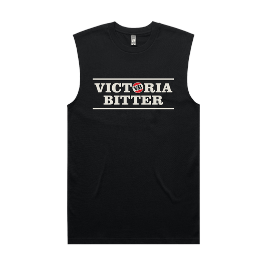 VB Stacked 3 Muscle Tee Black T-Shirt Victor Bravo's