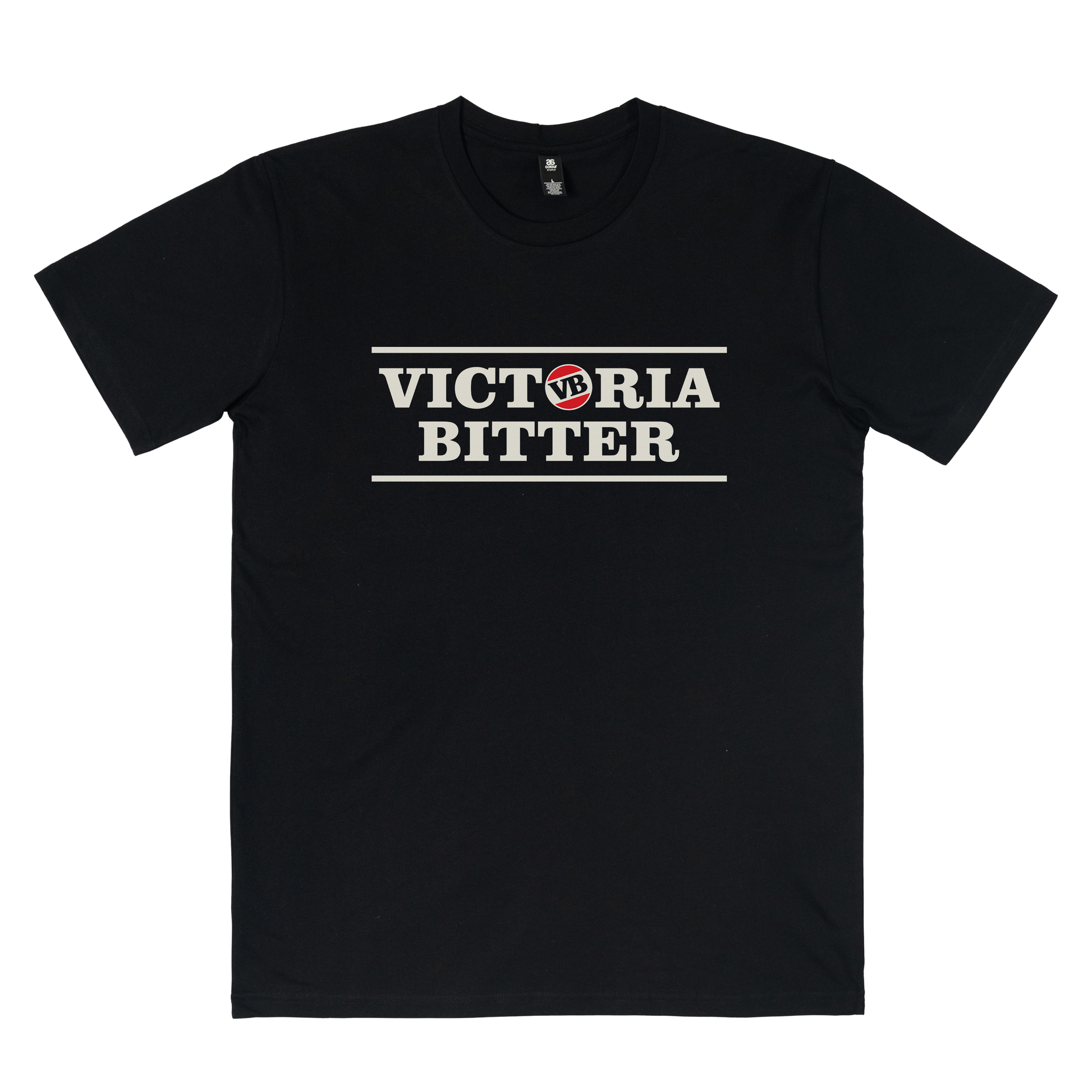VB Stacked 3 Tee Black T-Shirt Victor Bravo's