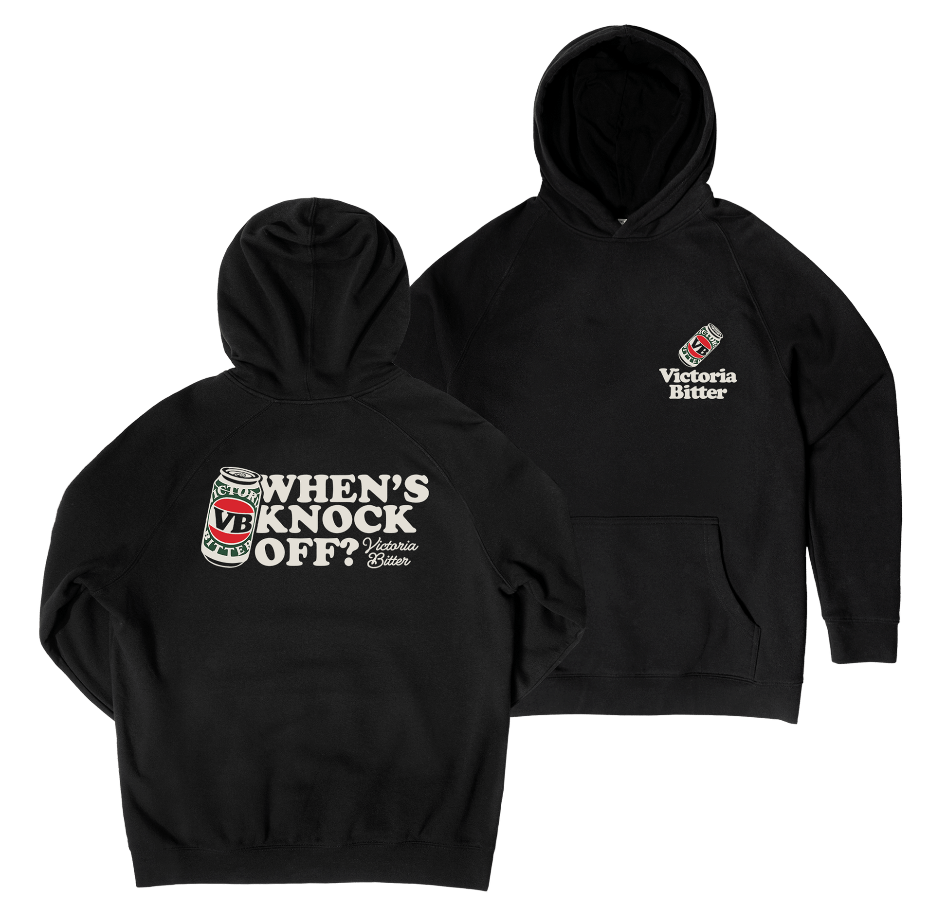 When's Knock Off? Hoodie Black Hoodie Victor Bravo's