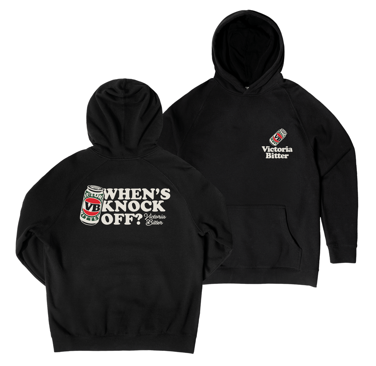 When's Knock Off? Hoodie Black Hoodie Victor Bravo's